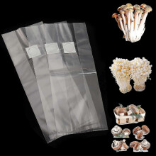 50 Sacos de Cultivo de Cogumelos 25 x 50 cm, Sacos Resistentes com Filtro, Resistentes a Rasgos e Compatíveis com Cogumelos e Grãos (3