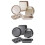 5pcs Baking Mold Nonstick Baking Pan Kitchenware  black 5