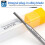3mm Straight Router Bit for Trimmers Double Flute Straight Bit 7