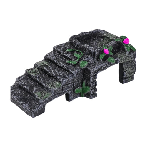 Decorative Cave Bark Crafts Aquariums Landscape Cabin Fish-2