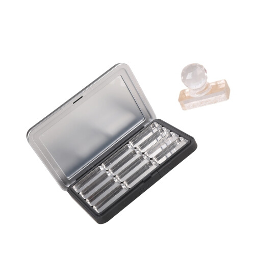 Palette de maquillage magnétique rechargeable avec miroir,-4