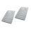 Pack Of 2 Memory Foam Bathroom Mats Soft-Light Grey 50 80cm 1
