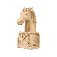 Statue de tête de cheval en résine, Sculptures de chevaux,-8