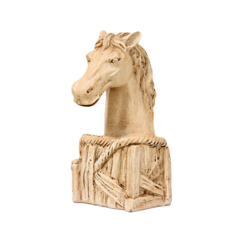 Statue de tête de cheval en résine, Sculptures de chevaux,-8
