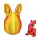 Rabbit Easter Set Easter Party Home Desktop Decoration-2 1 1