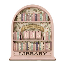 (1 pcs)Books Read This Year Counter Valentines Day Gifts For-9