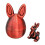 3D Printed Easter Decoration Ornament-Red and black gradie 1 1