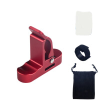 Magnetic Aluminum Pipe Holder Clip Perfect For Golf Cart-Red