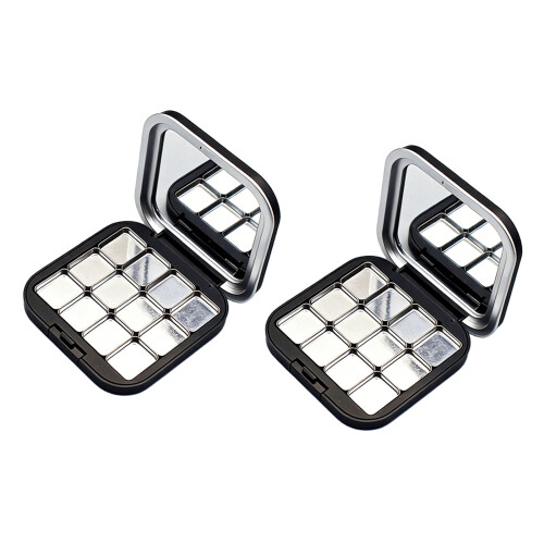 2Pcs Makup Box Plastic Case With Strong Magnet Closure And-5