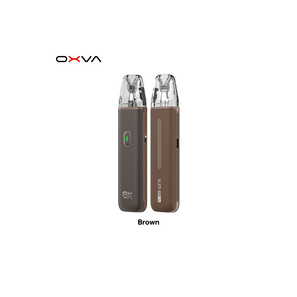 Oxva - Xlim Go Lite Pod Vape Kit - Brown