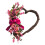 Valentine's Heart Wreath Artificial Rose Flower Wreath Spring-3 1