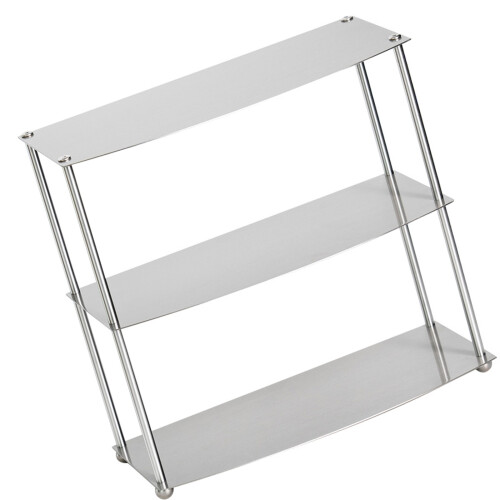 Easy To Clean Stainless Steel Shelf With Multi Layers For-3