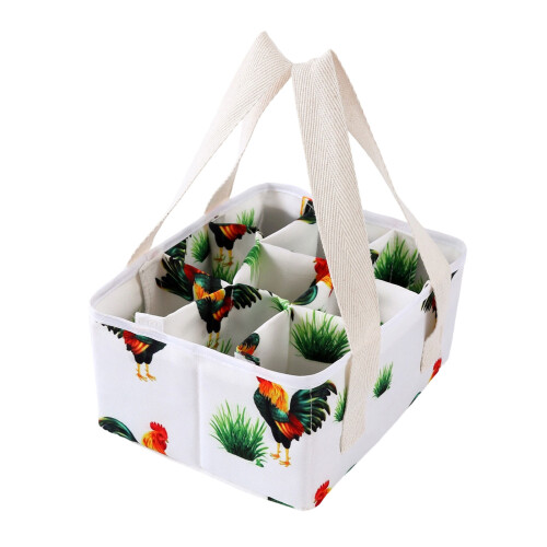 9 Compartment Eggs Collection Basket From-Green grass chicken
