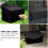 Housse imperméable pour chaise de jardin double 3