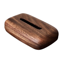 Paper Towel Holder Walnuts Tissue Box Cover for Desk and
