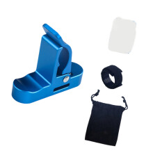 Premium Aluminum Pipe Clip Magnetic Lock For Golf-royal blue