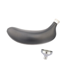 5Oz Stainless Steel Liquor Flask Banana Shape Bottle For-3