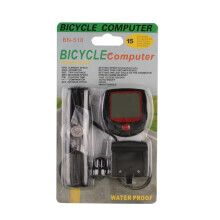 1x LCD digital vandtæt cykelcomputer speedometer med kabel