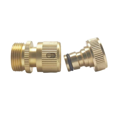 Kaireo Vandsprinklerforbindelse - Lynkoblingsslange Messingfitting