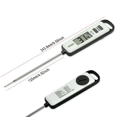 2X TP602Kötttermometer Kök Digital Matlagning Mat Vatten Mjölk BBQ 2