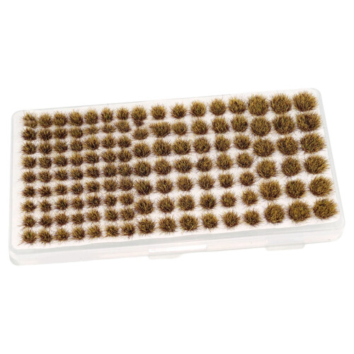 Static Grass Tufts sET for Model Railroad-Winter withered colo
