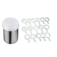 Stainless steels Powder Shaker Kitchen Cocoa Powder Sprinkler