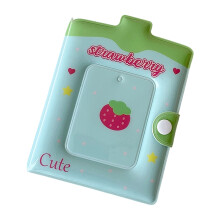3Inches Mini Photo Album Card Binder Photo Card Book-Blue