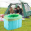 Portable folding toilet seat for camping 1 pack 3