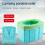 Portable folding toilet seat for camping 1 pack 5