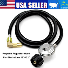1,5 m gaspropanregulatorslange QCC1-type fittingadapter 17" og 22''