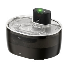 Trinkbrunnen für Haustiere, automatischer-Schwarz