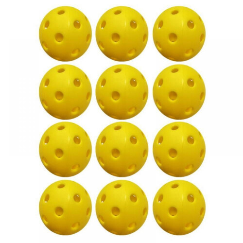 12-pack utomhusgurkbollar, 40-hålsboll med fin studs, special
