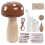 Ensemble de reprisage de champignons en bois sans danger-brun 1
