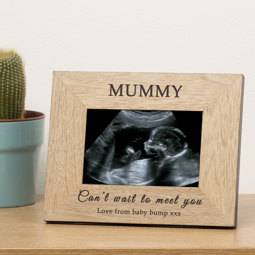 Personalised Baby Scan Frame New Mum Gift Uniqueful
