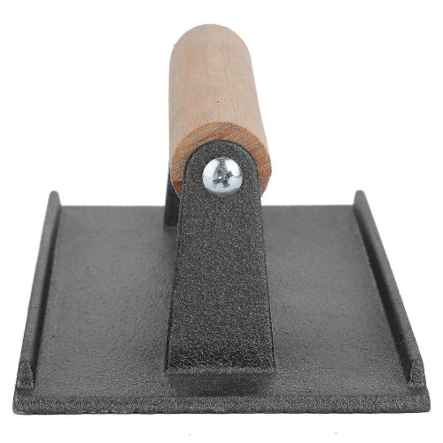 rectangle and round grill press for steak 1