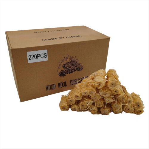 Unbranded Waterproof, Odorless and Eco-Friendly Fire Starters, 220 Pcs