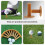 Justerbare golfteeholdere, 20 stk. teebolde til golf 2