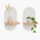 Boho Wall Shelves, 2-Pack - Rainbow Hanging Design 1