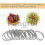 For 10pcs Circular Tart Rings Mousse Mold Kitchen Baking Mould 2025 2
