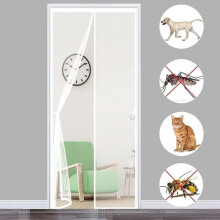 Klamboe - Molibai - 90 x 210 cm - Magnetisch - Wit - Installatie zonder boren