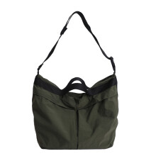 Alltags-Schultertasche aus Nylon, Umhängetasche, entworfen-Grün