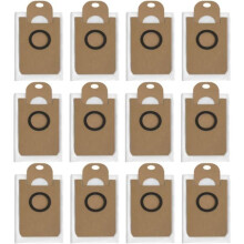 Verpakking met 12 vervangende stofzakken voor Proscenic M7 Pro M7 MAX M8 Uoni V980MAX HONITURE Q6 Kyvol Cybovac S31 en Ultenic T10.