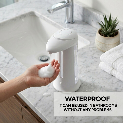 GELCAVE Automatic Foaming Soap Dispenser Freestanding, Motion Sensor, 330ml 2