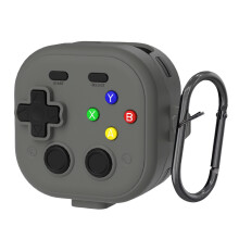 Retro Gamepad Pattern Protective Case For Buds4/Buds-Gray A