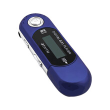 Lecteur de musique MP3 avec batterie amovible et lecteur de-Bleu