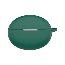 Étui en silicone résistant aux rayures pour écouteurs-vert foncé