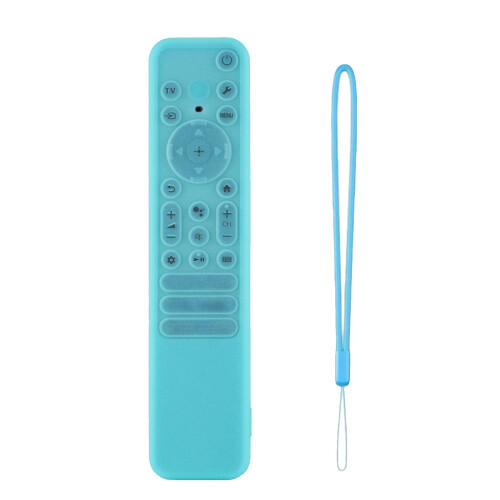 Protecteur de boîtier de télécommande TV, facile à-bleu clair