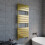 Balterley Ecton Square Flat Towel Radiator 1213mm x 500mm, Brushed Brass 3