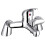 Balterley Standard Deck Mounted Single Lever Bath Shower Mixer Tap - Chrome 2