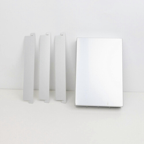4X Battenberg Battenberg Cake Pan, Commercial Weight Anodised Aluminium, Silver A 1